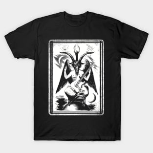 Baphomet strat guitar white T-Shirt